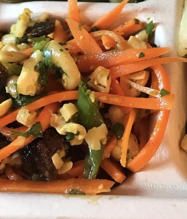 Bombay carrot and cashew slaw Eat Street IOW