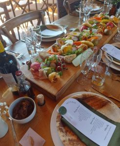 grazing board wedding food