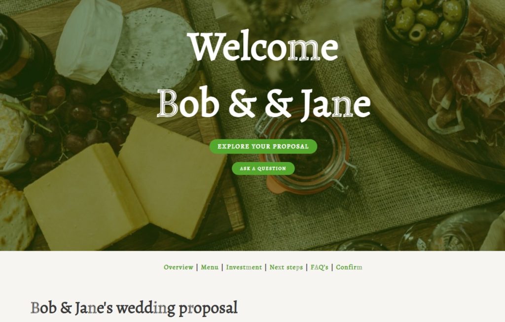 client example page