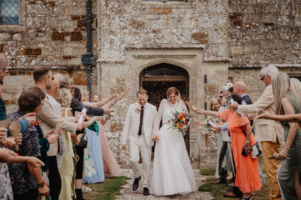 small wedding at kingston manor in august 2025 on isle of wight